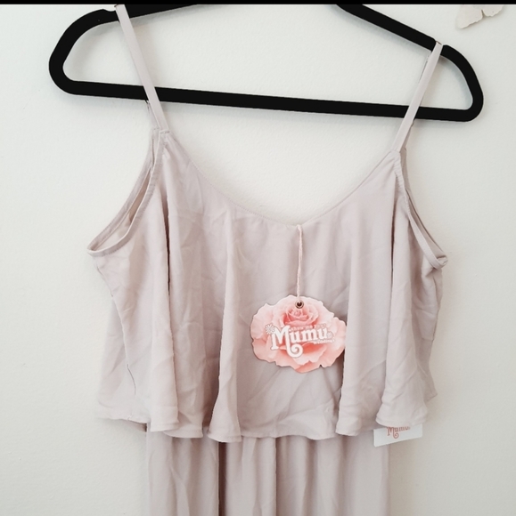 🌿 Show Me Your Mumu Caitlin Ruffle Maxi Dress - Picture 4 of 11